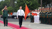 Chủ tịch nước Võ Văn Thưởng thăm và làm việc tại Quân khu 9