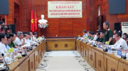 Ủy ban Quốc phòng - An ninh của Quốc hội khảo sát phục vụ thẩm tra 2 dự án luật tại Quảng Nam