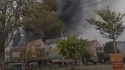 Cháy chợ biên giới huyện Ea Súp
