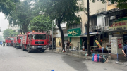 Kịp thời dập tắt vụ cháy quán cơm trên phố Nguyễn Thượng Hiền