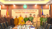 Cục CSGT và Giáo hội Phật giáo Việt Nam phối hợp bảo đảm ATGT