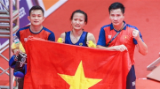 Nữ võ sĩ Việt Nam bật khóc khi giành huy chương vàng SEA Games