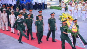 Truy điệu, an táng 96 hài cốt Liệt sĩ quân tình nguyện và chuyên gia Việt Nam hy sinh tại Lào