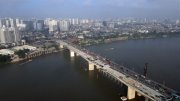 Hợp long cầu Vĩnh Tuy 2 sau hơn 2 năm thi công