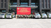 Thái Nguyên: Bàn giao ô tô tuần tra cho 32 công an xã, thị trấn