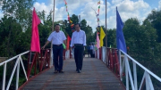 Tiền Giang: Tân Hiệp Phát tiếp tục khánh thành cây cầu dân sinh thứ 7 cho người dân vùng khó khăn