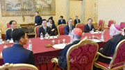 Chủ tịch nước Võ Văn Thưởng gặp Thủ tướng Tòa thánh Vatican, Hồng y Pietro Parolin