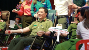 Hơn 200 CBCS Công an Hà Tĩnh tham gia hiến máu tình nguyện