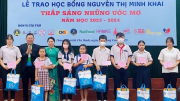 Trao học bổng Nguyễn Thị Minh Khai tặng 163 học sinh, sinh viên khó khăn