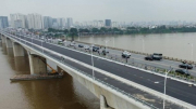 Từ 30/8: Hà Nội áp dụng phương án phân luồng cầu Vĩnh Tuy mới sau khi thông xe