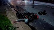 Hai người tử vong sau cú tông xe máy trực diện