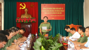 Thứ trưởng Trần Quốc Tỏ làm việc với Công an xã Mão Điền, Thuận Thành, Bắc Ninh