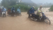 Lực lượng Công an tập trung ứng phó và khắc phục hậu quả mưa lũ