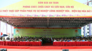 Bộ Công an phối hợp với UBND tỉnh Quảng Ninh diễn tập phương án chữa cháy quy mô lớn
