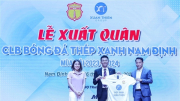 CLB Thép xanh Nam Định đặt mục tiêu cao nhất tại V-League 2023/24