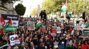 100.000 người biểu tình phản đối chiến tranh tại London