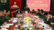 Bộ Công an và Bộ Quốc phòng kiểm tra Công an tỉnh Bắc Giang về thực hiện Nghị định số 03 của Chính phủ