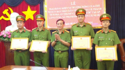 Khen thưởng tập thể, cá nhân phá nhanh vụ án con rể sát hại vợ đang mang thai và cha mẹ vợ