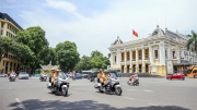 Công an Hà Nội phân luồng giao thông đón Đoàn khách quốc tế thăm Việt Nam