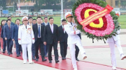 Thủ tướng Campuchia viếng Chủ tịch Hồ Chí Minh, tưởng niệm các Anh hùng Liệt sĩ