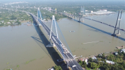 Ngắm cầu Mỹ Thuận 2 và cao tốc Mỹ Thuận - Cần Thơ trước ngày khánh thành