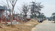 Dân ồ ạt xây dựng công trình không phép tại khu du lịch biển Xuân Thành