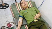 Đại úy Công an hiến máu cứu bệnh nhân nguy kịch