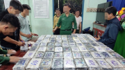 Gần 300 gói ma túy trôi dạt ở bờ biển Quảng Ngãi