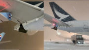 Hai máy bay chở khách va chạm tại sân bay Nhật Bản