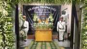 Tổ chức trọng thể lễ tang Phó trưởng Công an phường hy sinh khi trấn áp tội phạm