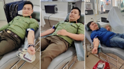 3 cán bộ Công an hiến máu cứu nữ bệnh nhân nguy kịch