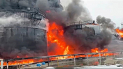Kho dầu của Nga bị máy bay không người lái Ukraine tấn công