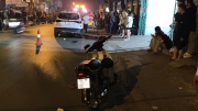 Nữ tài xế vi phạm nồng độ cồn lái ô tô va chạm với xe máy