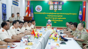 Công an tỉnh An Giang thăm, chúc Tết Chol Chnam Thmay các lực lượng vũ trang Campuchia