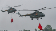 Cận cảnh đội hình trực thăng tham gia lễ kỷ niệm 70 năm Chiến thắng Điện Biên Phủ