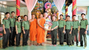 Công an các tỉnh vùng Tây Nam Bộ thăm, chúc Tết cổ truyền Chol Chnam Thmay
