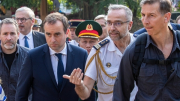 Bộ trưởng Bộ Quân đội Pháp thăm di tích tại Điện Biên Phủ