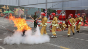 Sôi nổi hội thi nghiệp vụ chữa cháy và cứu nạn, cứu hộ “Tổ liên gia an toàn PCCC”