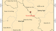 Lại thêm tỉnh Quảng Ngãi xuất hiện động đất