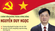 Tiểu sử tóm tắt Chánh Văn phòng Trung ương Đảng Nguyễn Duy Ngọc