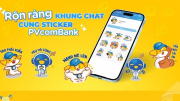 Gắn kết khách hàng thông qua sticker đại diện cho thương hiệu trên các nền tảng số