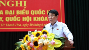Thường trực Ban Bí thư Lương Cường tiếp xúc cử tri tại TP Thanh Hóa