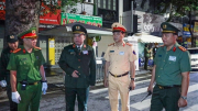 Công an TP Hà Nội đồng loạt triển khai lực lượng đảm bảo an ninh, an toàn Lễ Quốc tang