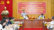 Bộ trưởng Lương Tam Quang làm việc với Tây Ninh về bảo vệ chính trị nội bộ