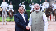 Thủ tướng Narendra Modi chủ trì lễ đón Thủ tướng Phạm Minh Chính thăm Ấn Độ