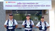 Vietbank tổ chức diễn tập phương án  phòng chống cướp ngân hàng năm 2024