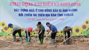 Khởi công xây dựng nhà ở hỗ trợ người dân sau mưa lũ