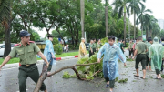 Gần 500 cán bộ, học viên Học viện ANND tham gia khắc phục hậu quả bão số 3