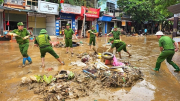 Công an Tuyên Quang: Lũ rút đến đâu, khắc phục đến đó