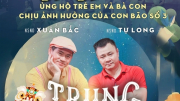 Tự Long, Xuân Bắc thực hiện chương trình "Trung thu không xa cách" ủng hộ đồng bào vùng lũ